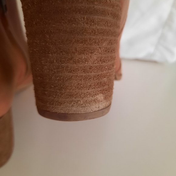 Madewell Ankle Brenner Boots Leather Stacked Heel Booties Brown Womens Size 7 - Picture 10 of 16